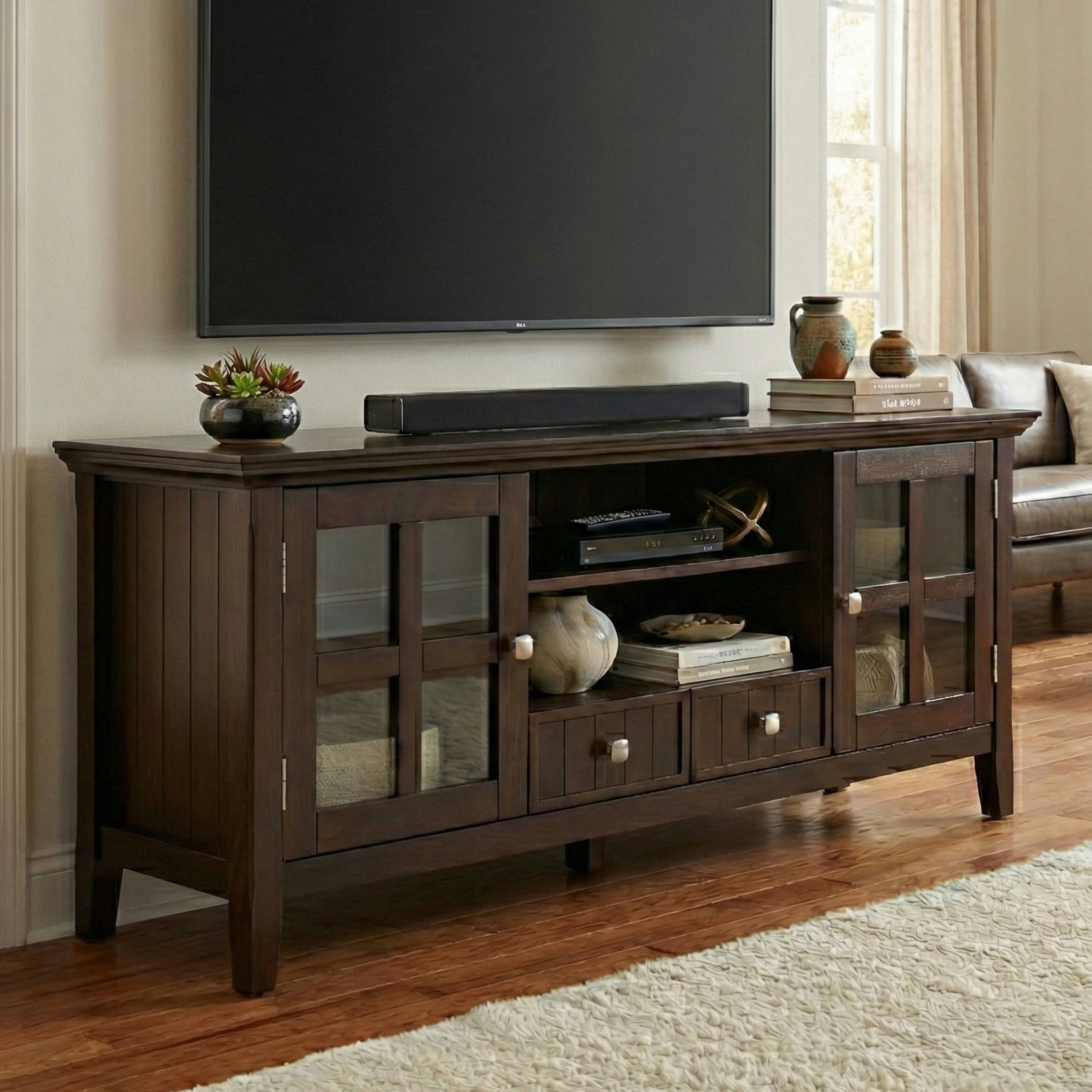 60 Inch Solid Wood TV Stand | Acadian TV Media Stand – Simpli Home