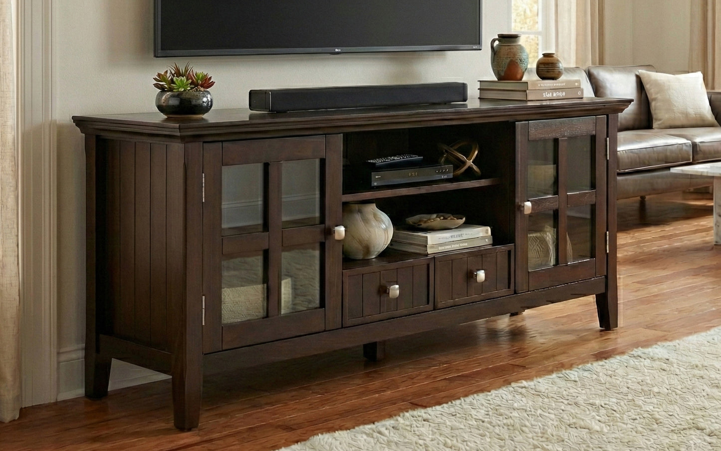 Brunette Brown | Acadian 60 inch TV Stand