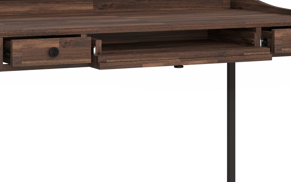 Distressed Charcoal Brown |  Ralston Small Desk