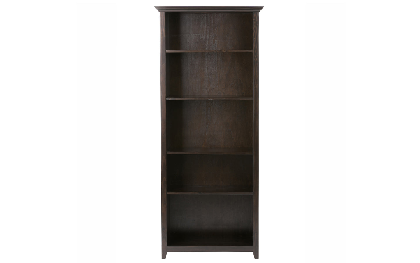 Hickory Brown | Amherst 5 Shelf Bookcase