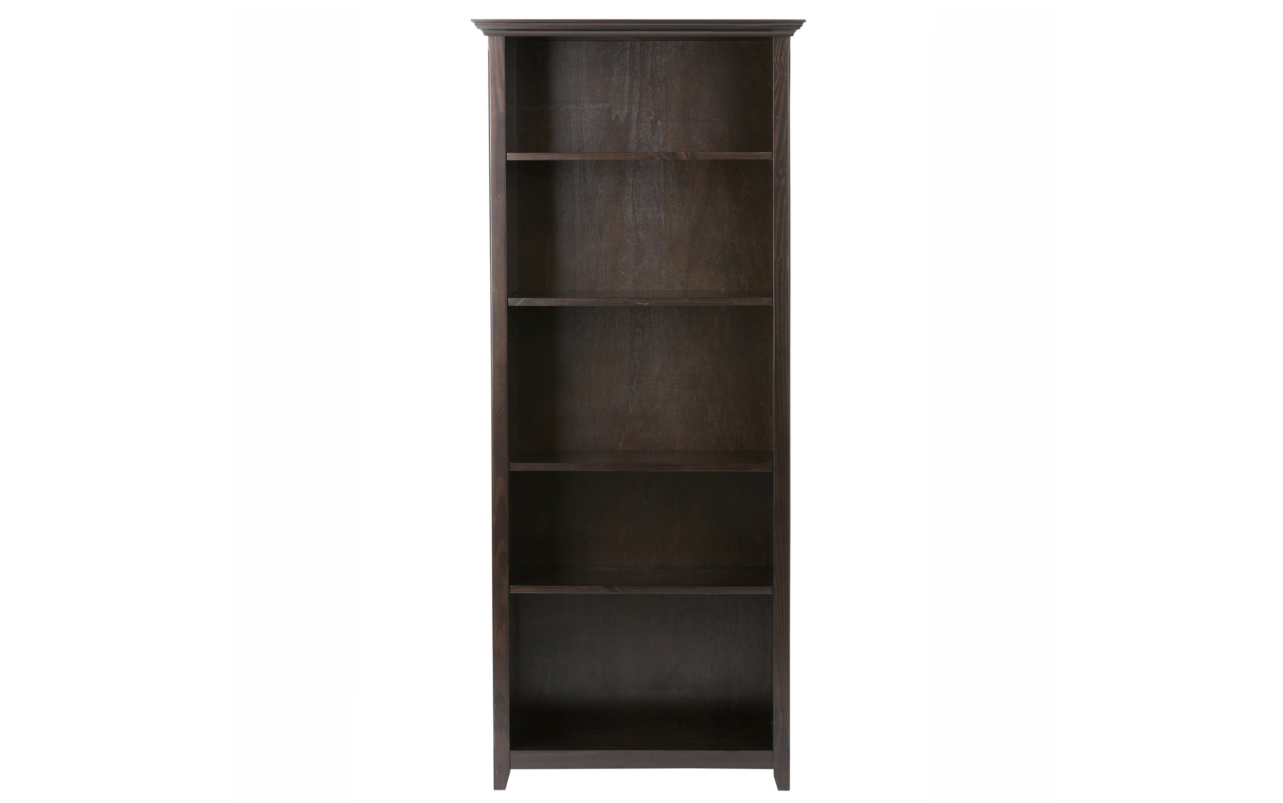 Hickory Brown | Amherst 5 Shelf Bookcase
