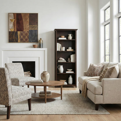 Hickory Brown | Amherst 30 inch 5 Shelf Bookcase