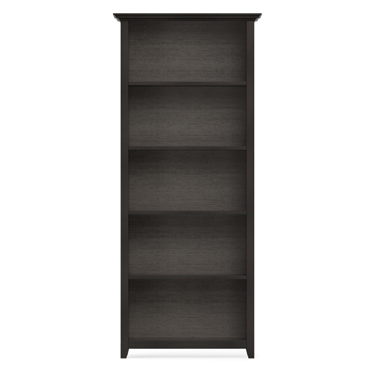 Hickory Brown | Amherst 30 inch 5 Shelf Bookcase