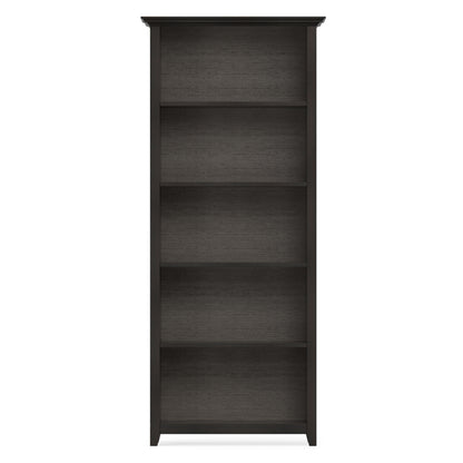 Hickory Brown | Amherst 30 inch 5 Shelf Bookcase