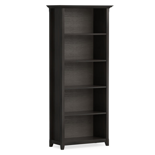Hickory Brown | Amherst 30 inch 5 Shelf Bookcase