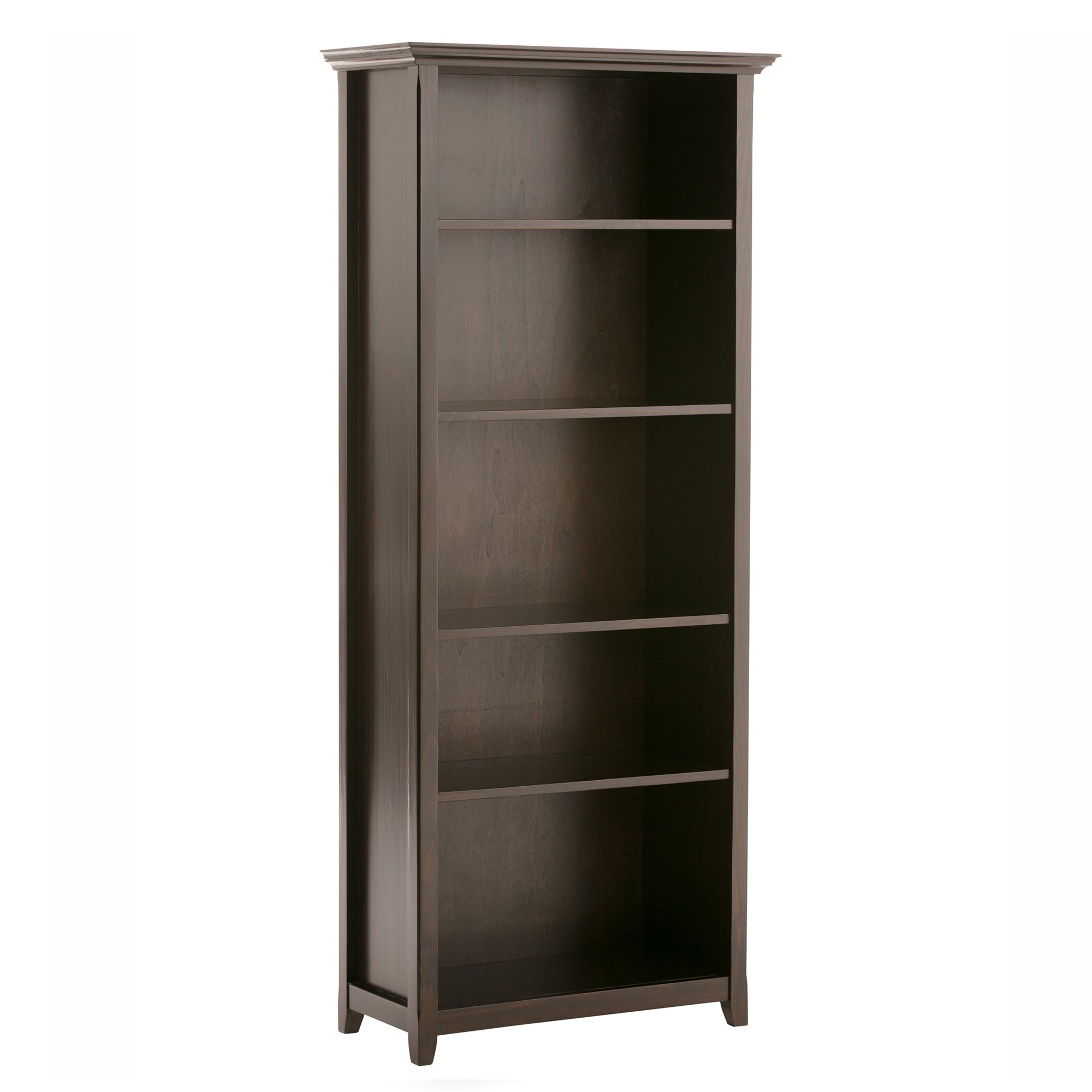 Hickory Brown | Amherst 5 Shelf Bookcase