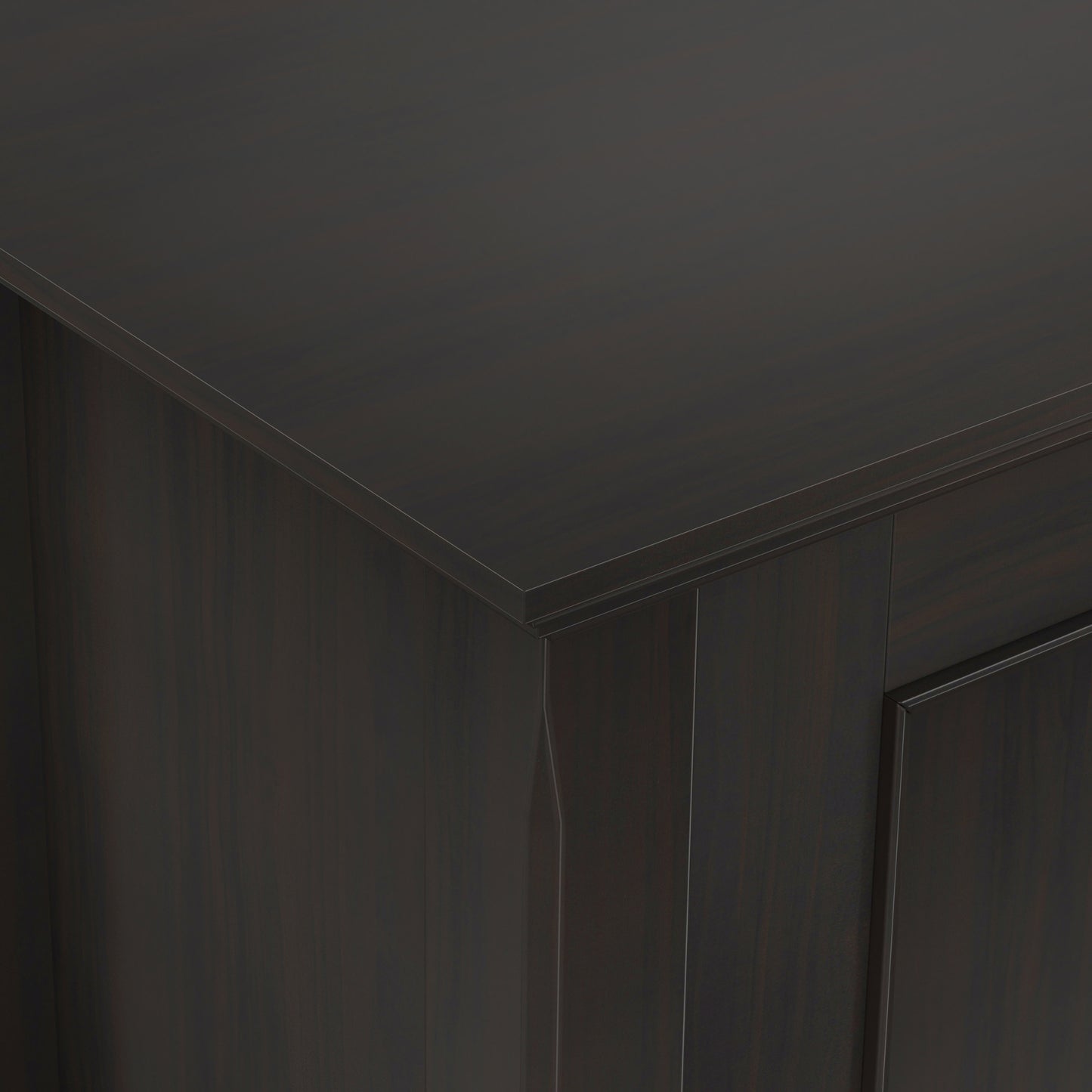 Hickory Brown | Amherst Low Storage Cabinet