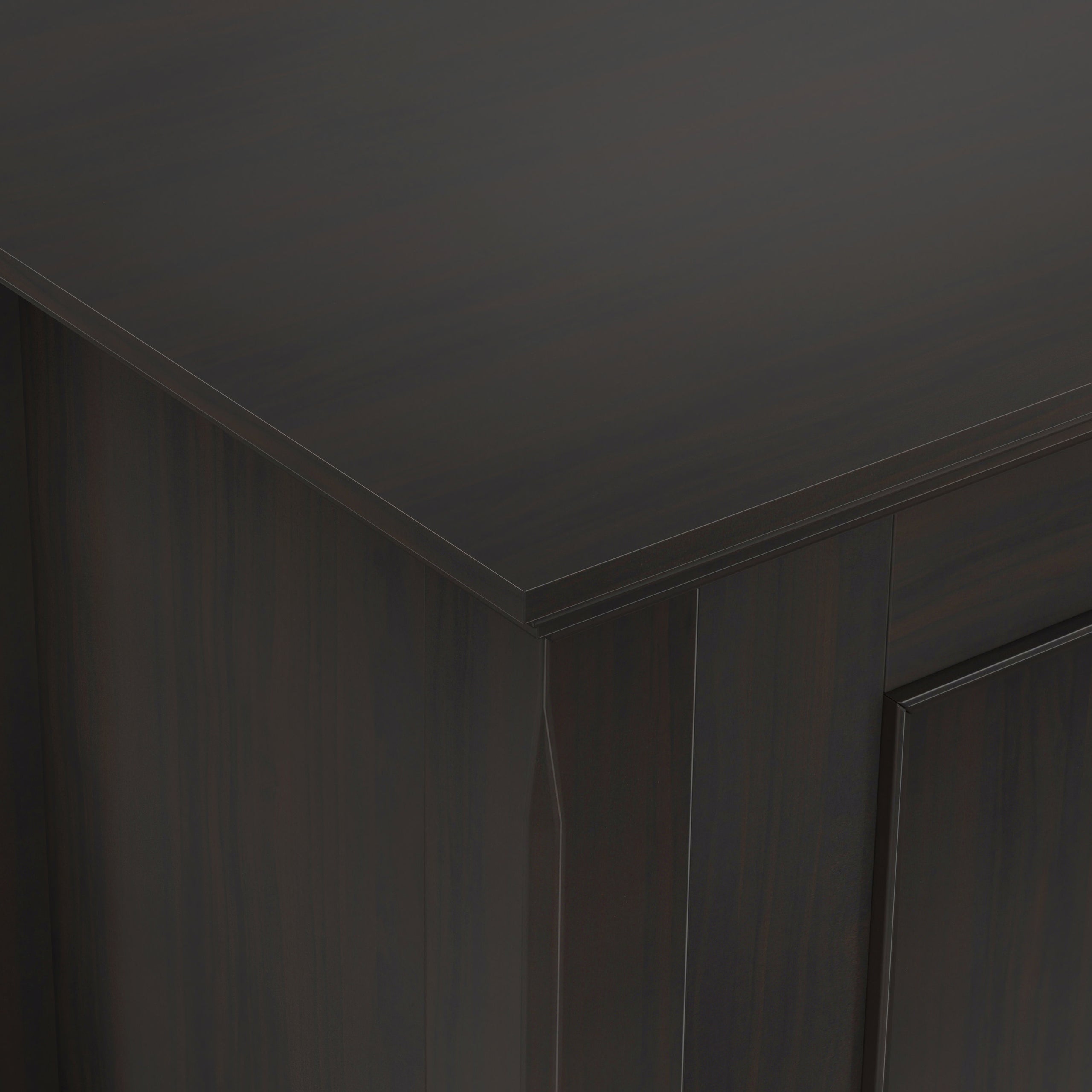 Hickory Brown | Amherst Low Storage Cabinet