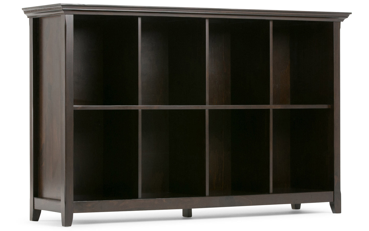Hickory Brown | Amherst 8 Cube Storage Sofa Table
