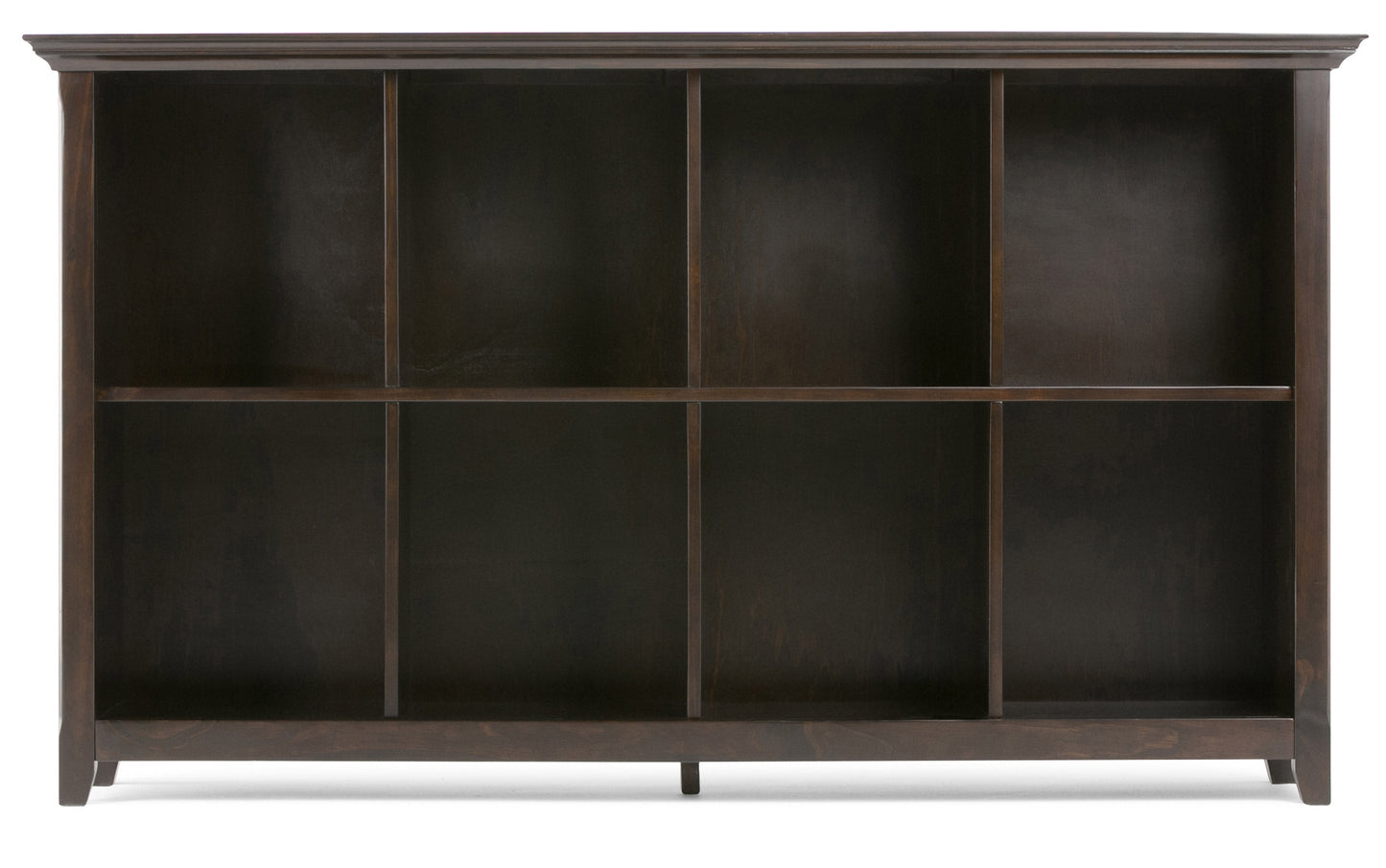 Hickory Brown | Amherst 8 Cube Storage Sofa Table