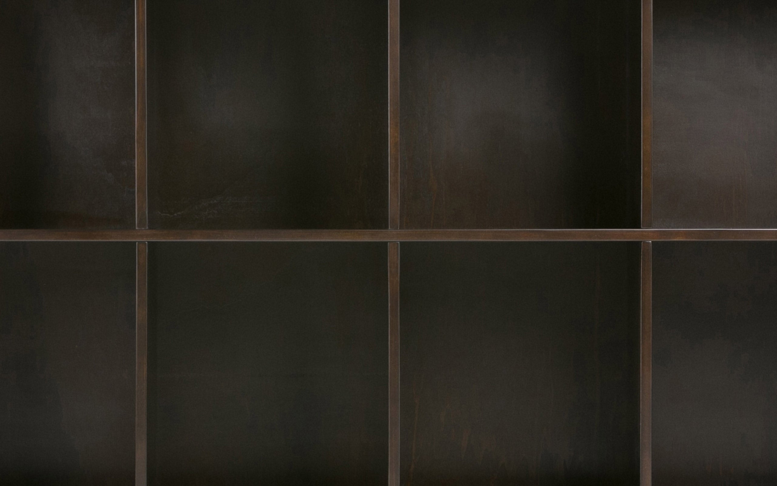 Hickory Brown | Amherst 8 Cube Storage Sofa Table