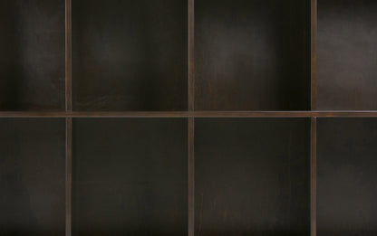 Hickory Brown | Amherst 8 Cube Storage Sofa Table