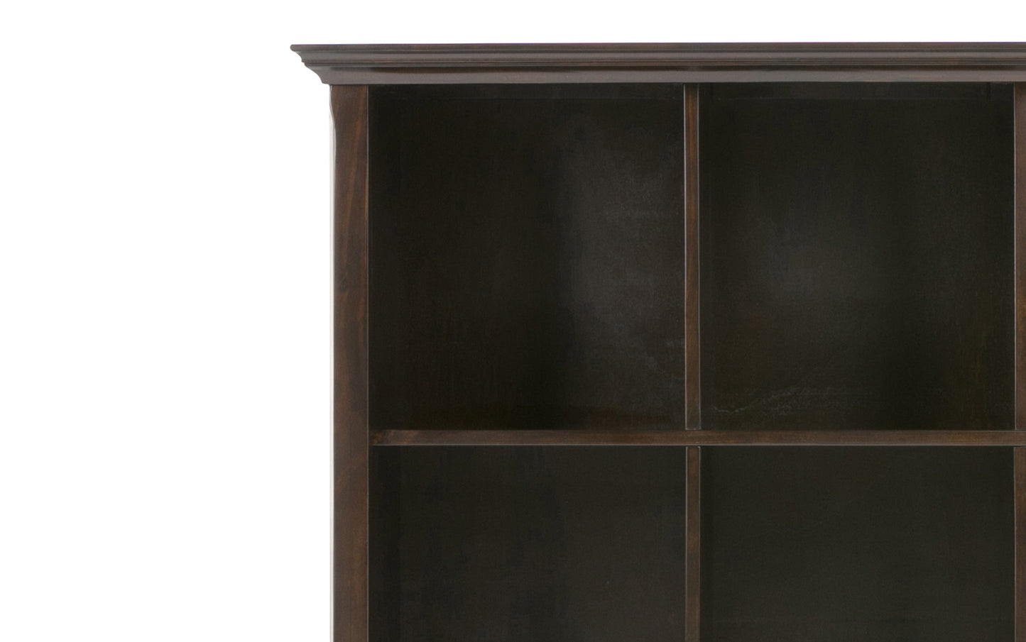 Hickory Brown | Amherst 8 Cube Storage Sofa Table