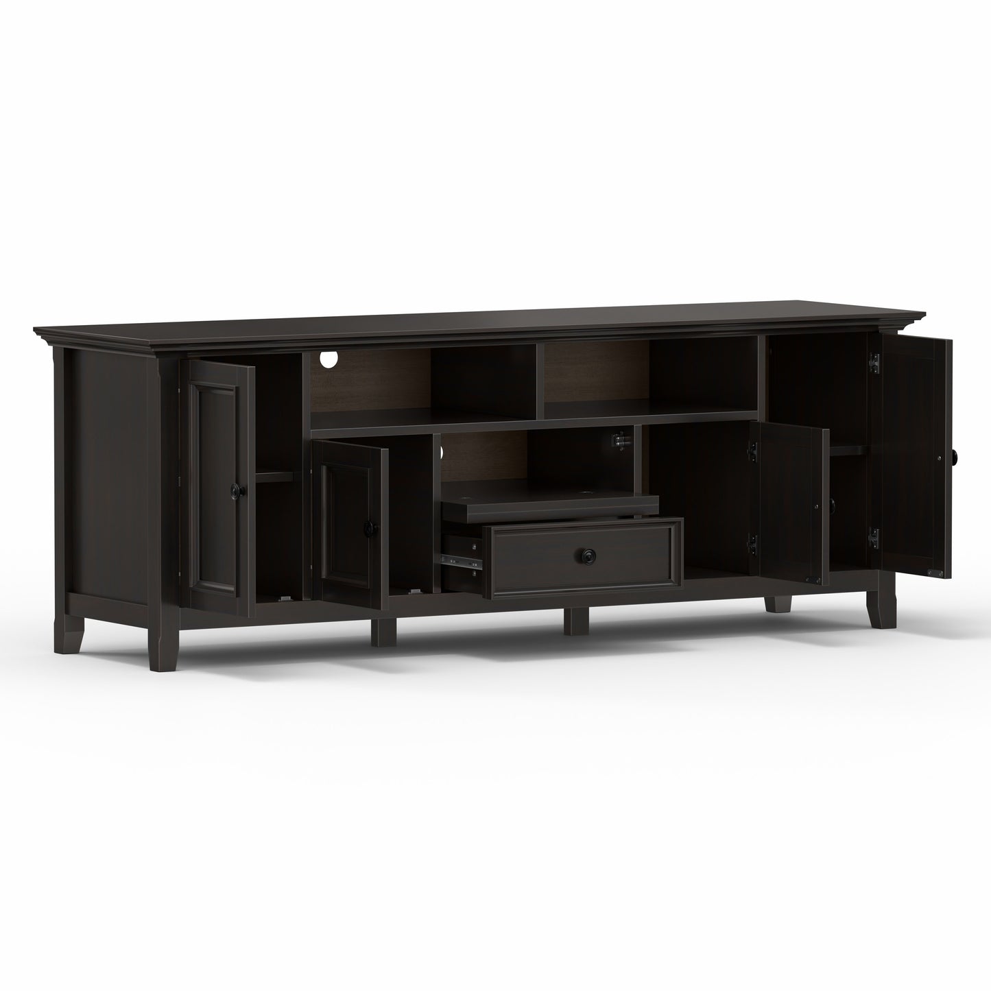 Hickory Brown | Amherst 72 inch Wide TV Media Stand