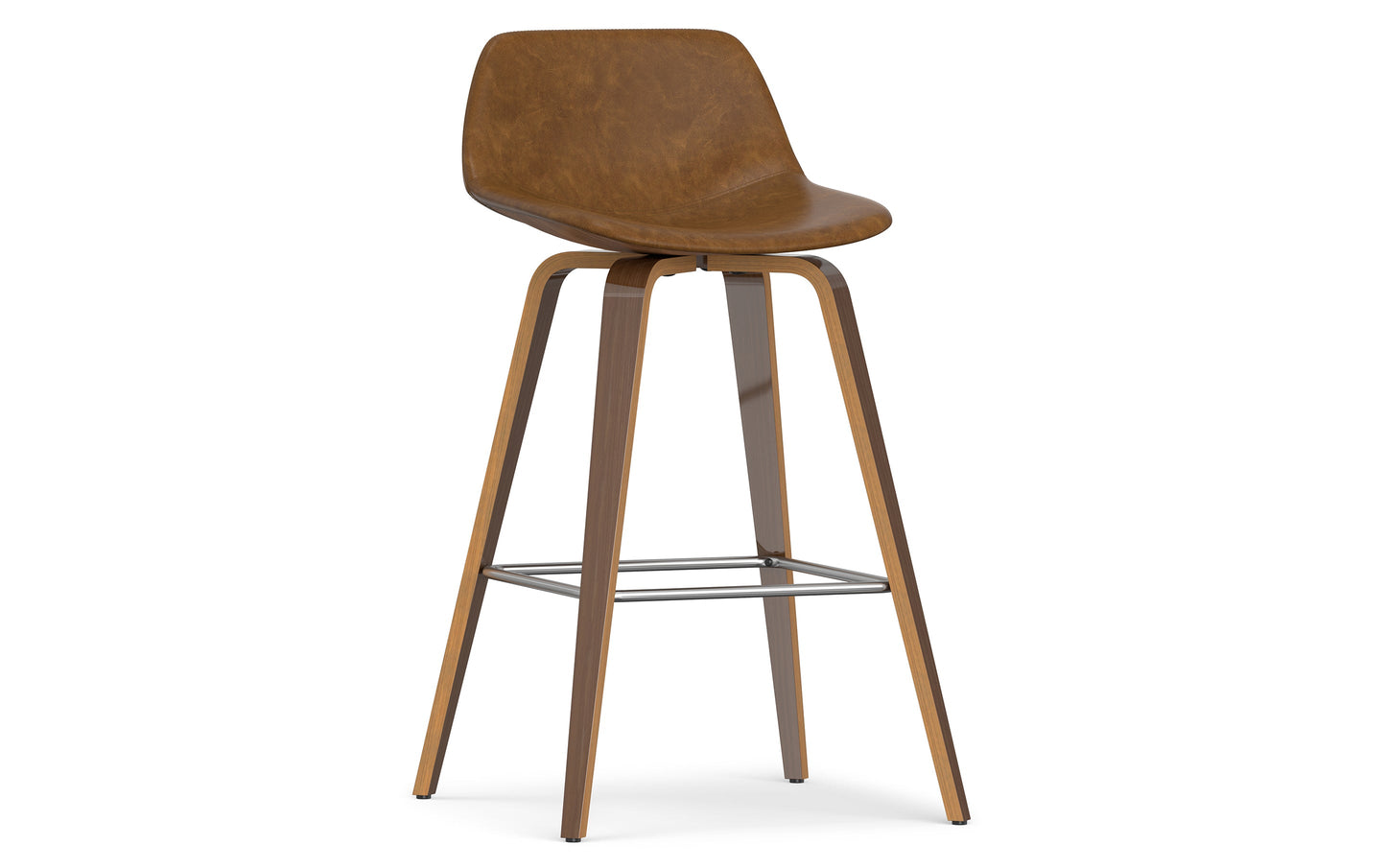 Randolph Bentwood Counter Height Stool (Set of 2) in Deep Tan