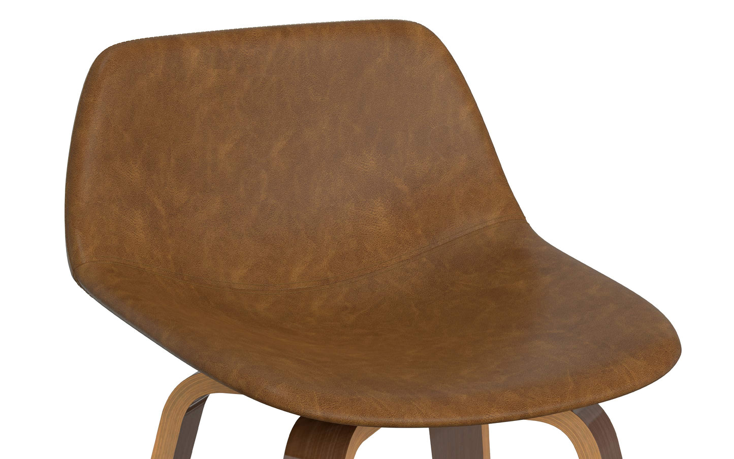 Randolph Bentwood Counter Height Stool (Set of 2) in Deep Tan