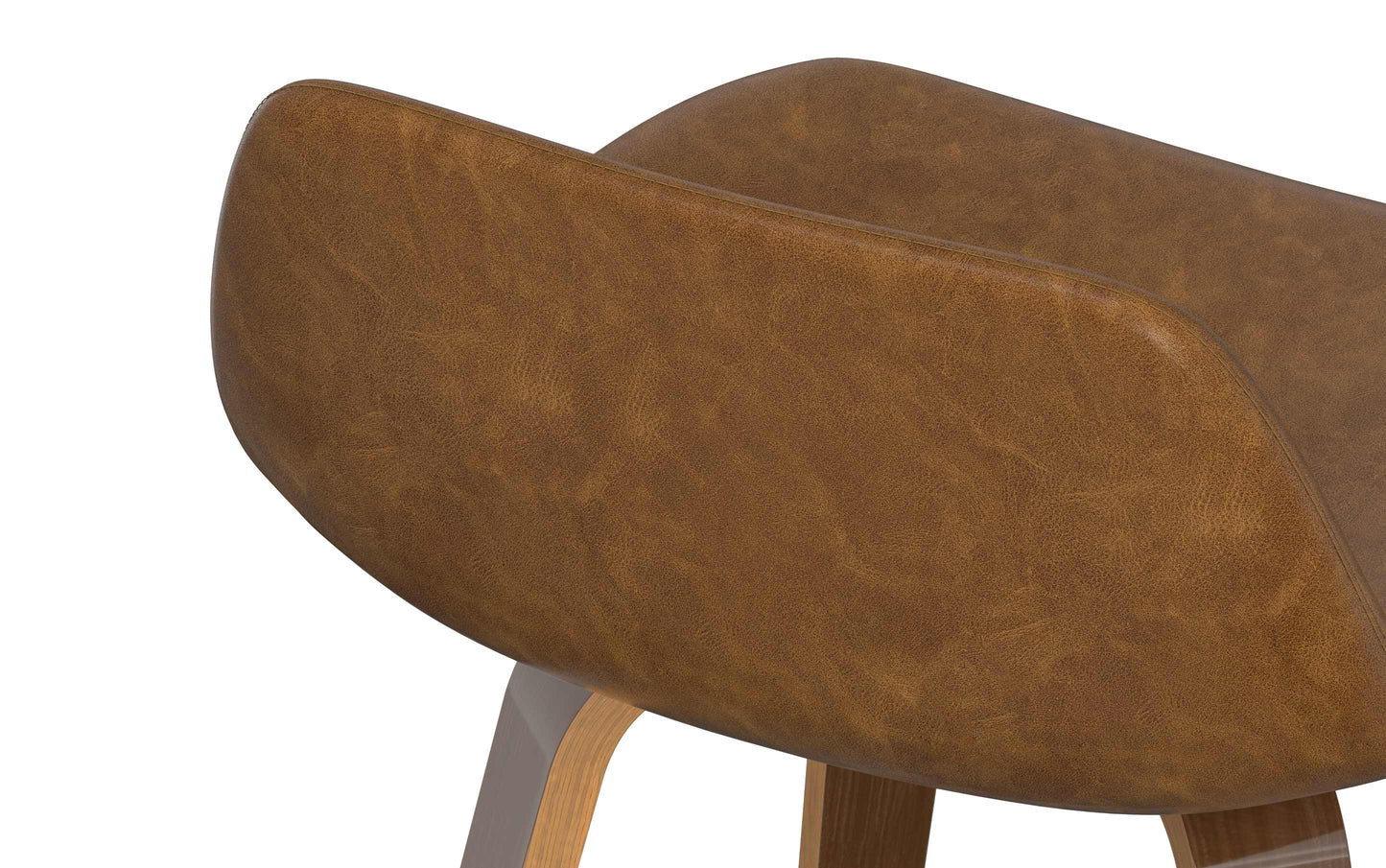 Randolph Bentwood Counter Height Stool (Set of 2) in Deep Tan