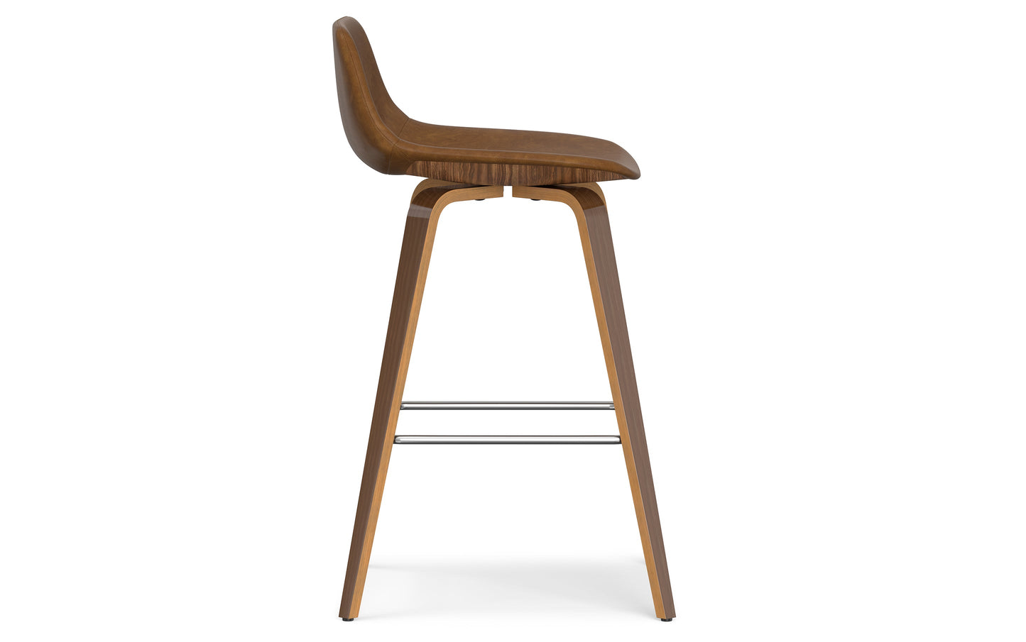 Randolph Bentwood Counter Height Stool (Set of 2) in Deep Tan