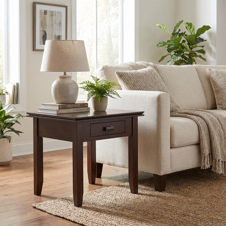 Russet Brown | Artisan End Table