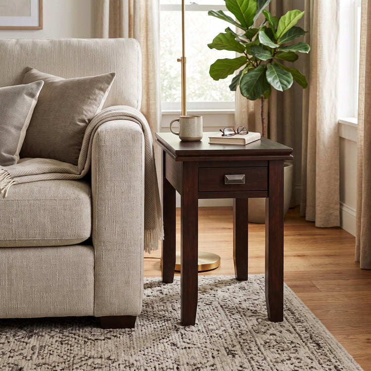 Russet Brown | Artisan Narrow End Table