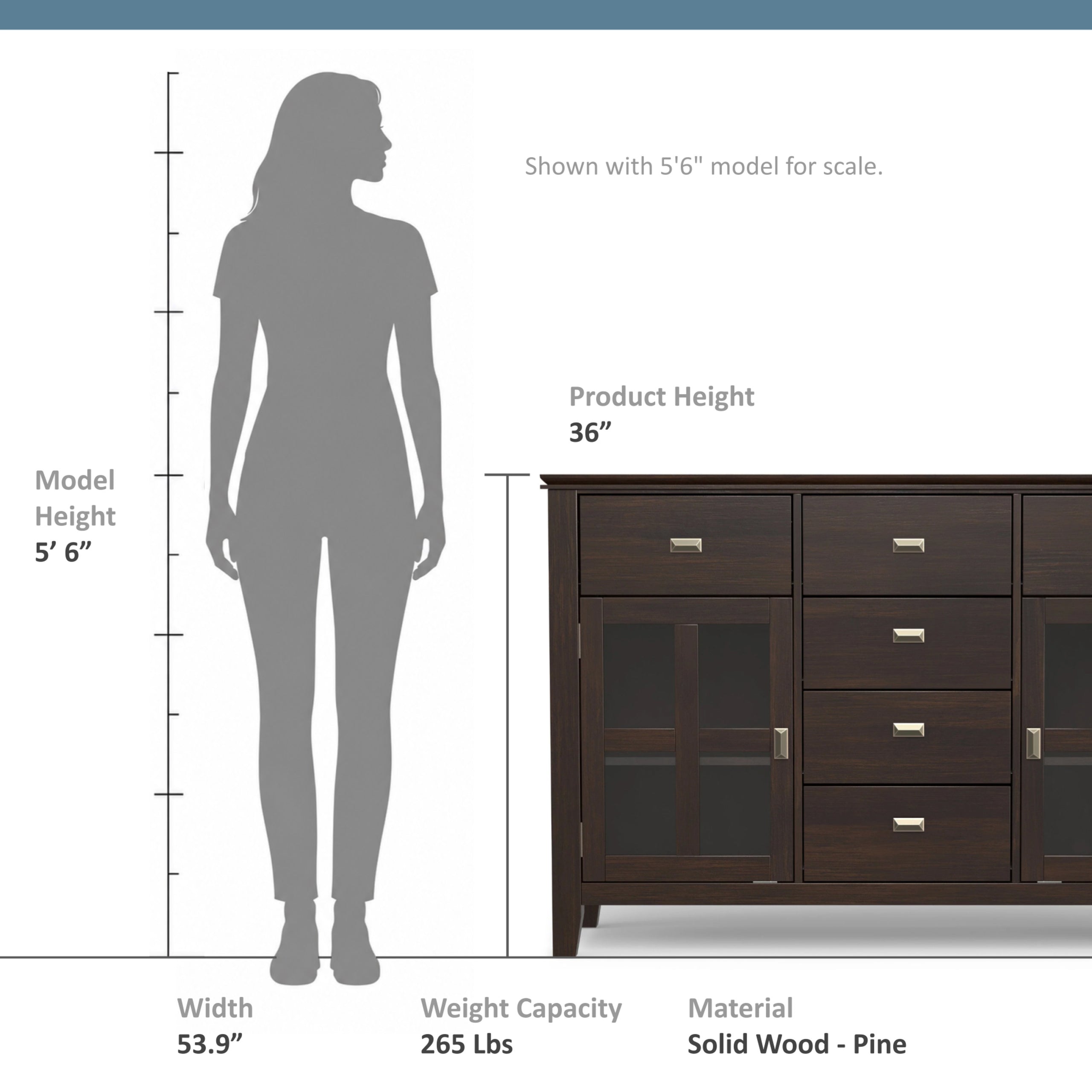 Russet Brown | Artisan Sideboard Buffet