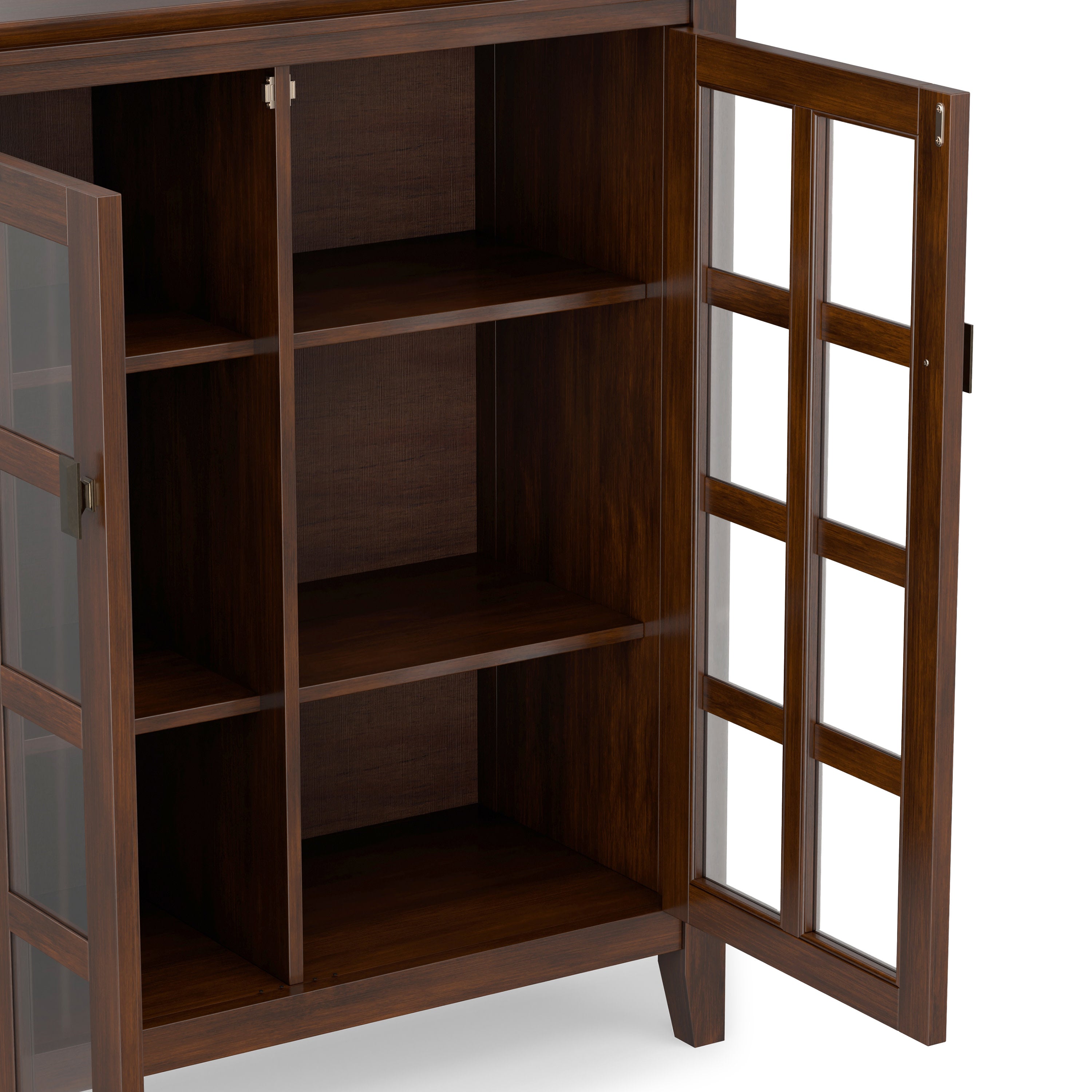 Solid Wood Storage Cabinet | Artisan Medium Cabinet – Simpli Home