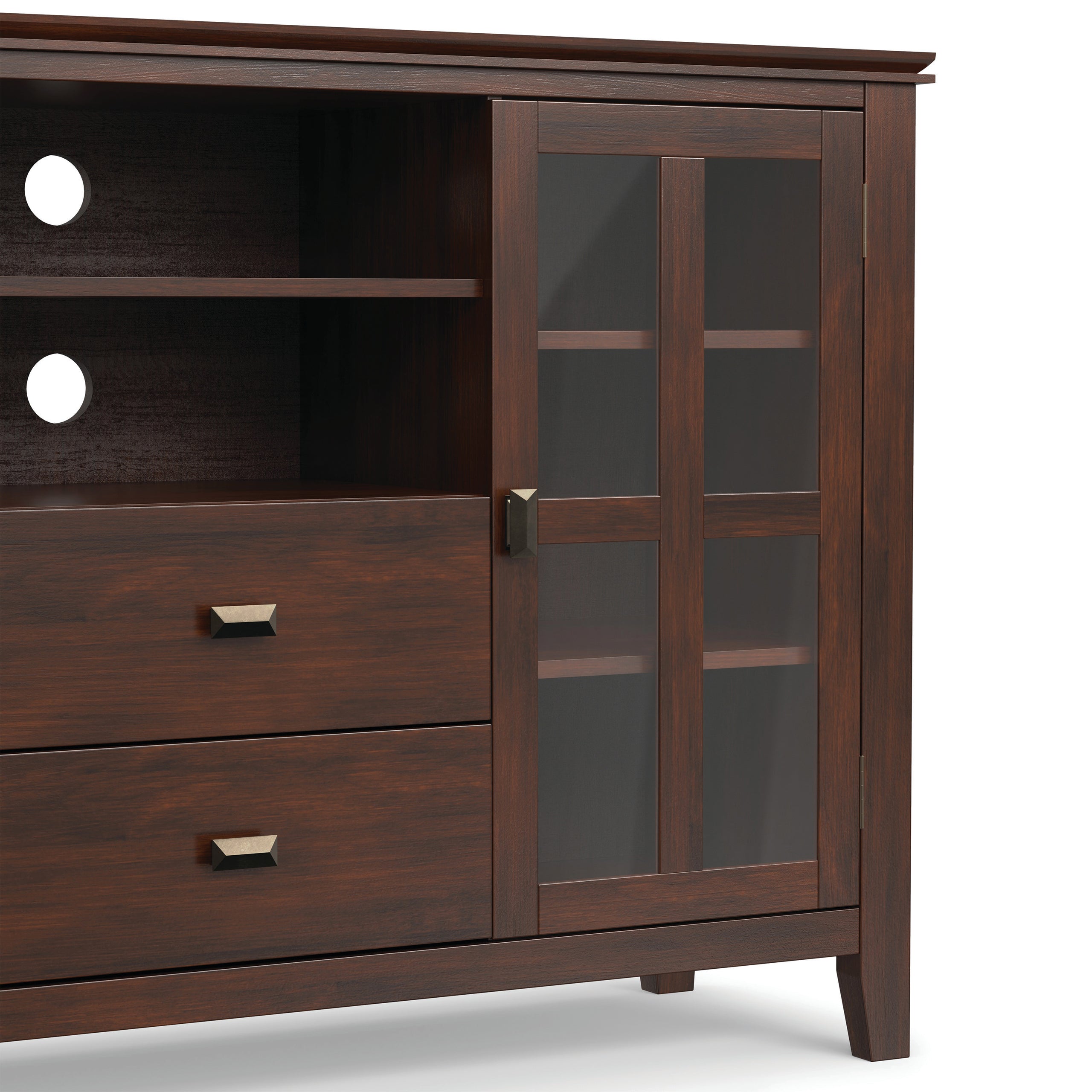 Russet Brown | Artisan Tall TV Media Stand