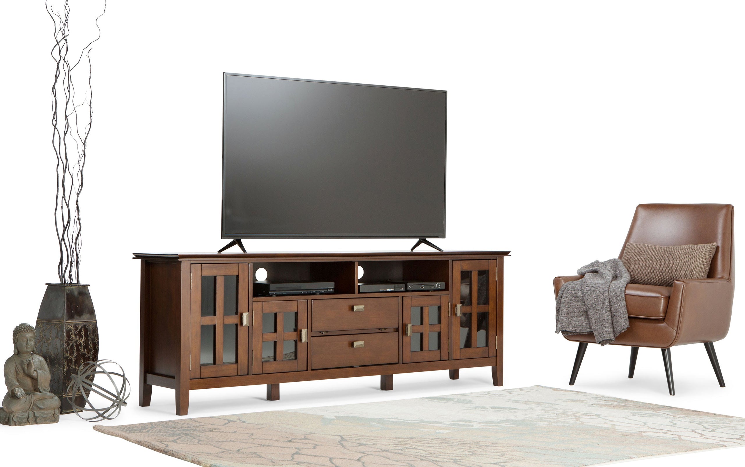 Russet Brown | Artisan 72 inch TV Media Stand