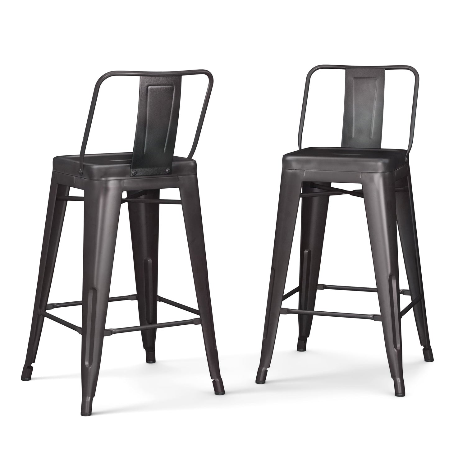 Rayne 24 inch Metal Counter Height Stool (Set of 2)