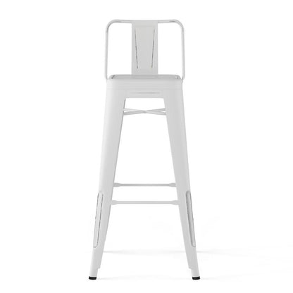 Distressed White | Rayne 30 inch Metal Bar Stool