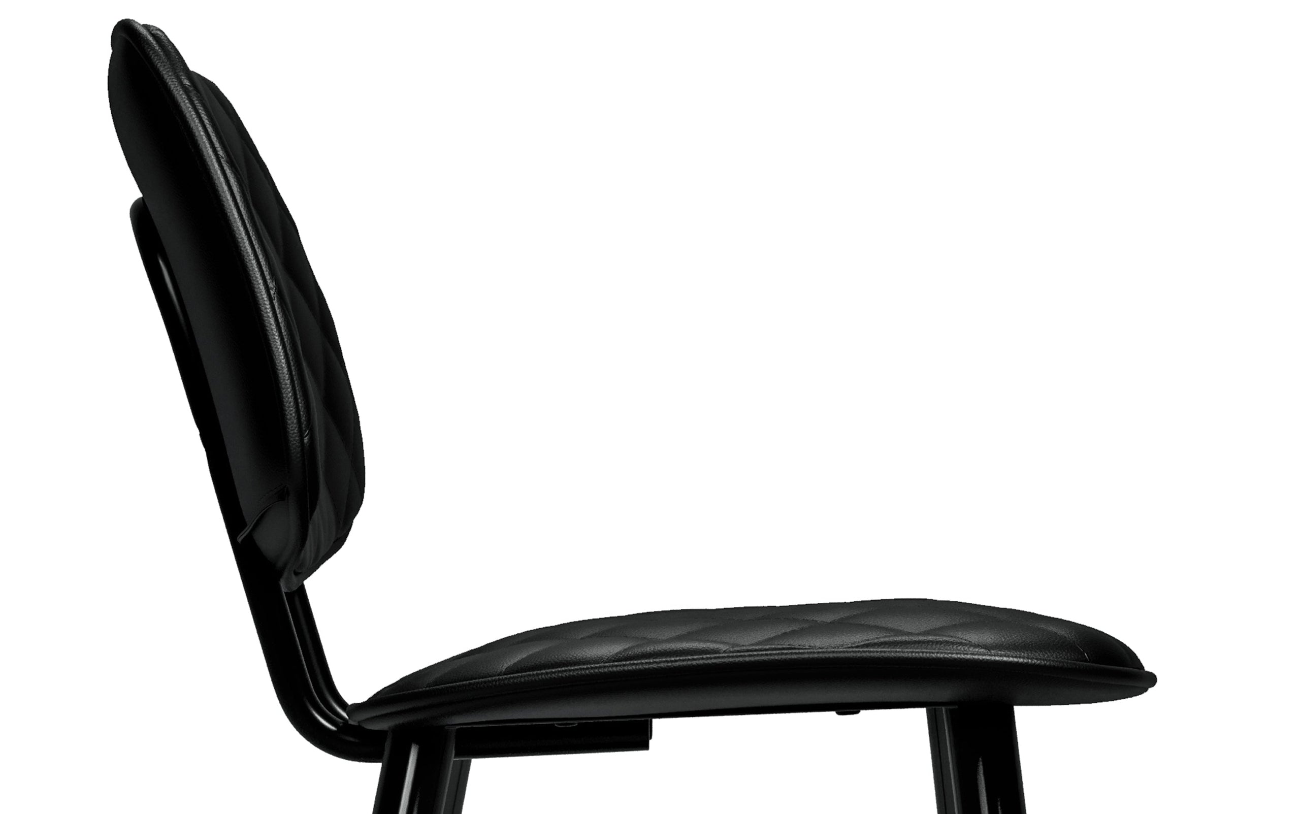 Black Vegan Leather | Raya Counter Height Stool (Set of 2)