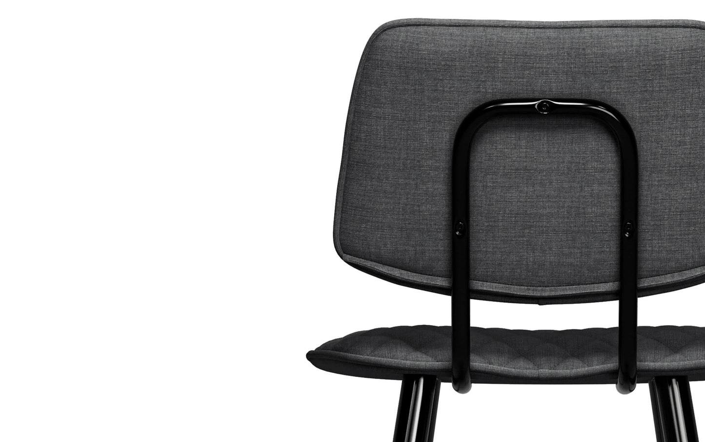 Charcoal Linen Style Fabric | Raya Counter Height Stool (Set of 2