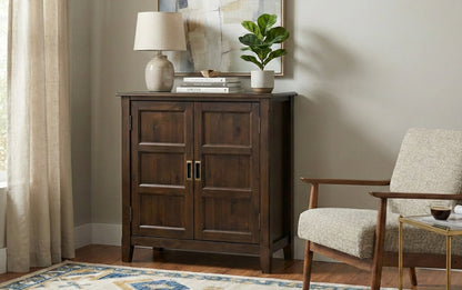 Mahogany Brown | Burlington Low Storage Cabinet