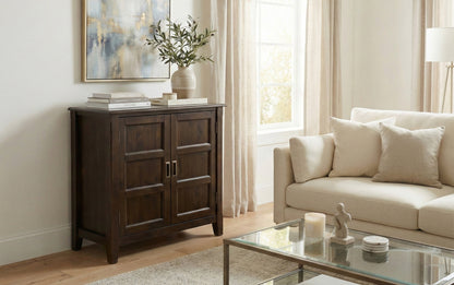 Mahogany Brown | Burlington Low Storage Cabinet