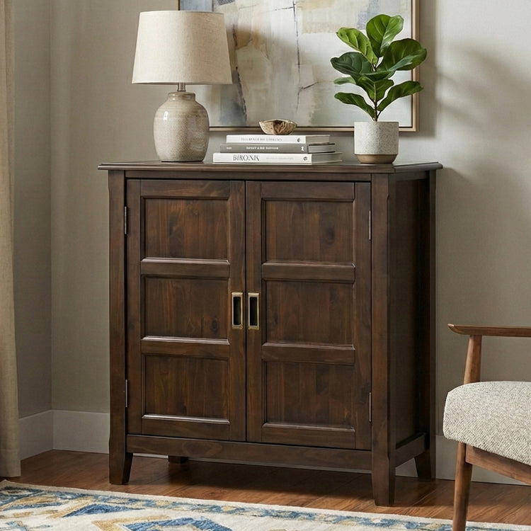 Mahogany Brown | Burlington Low Storage Cabinet