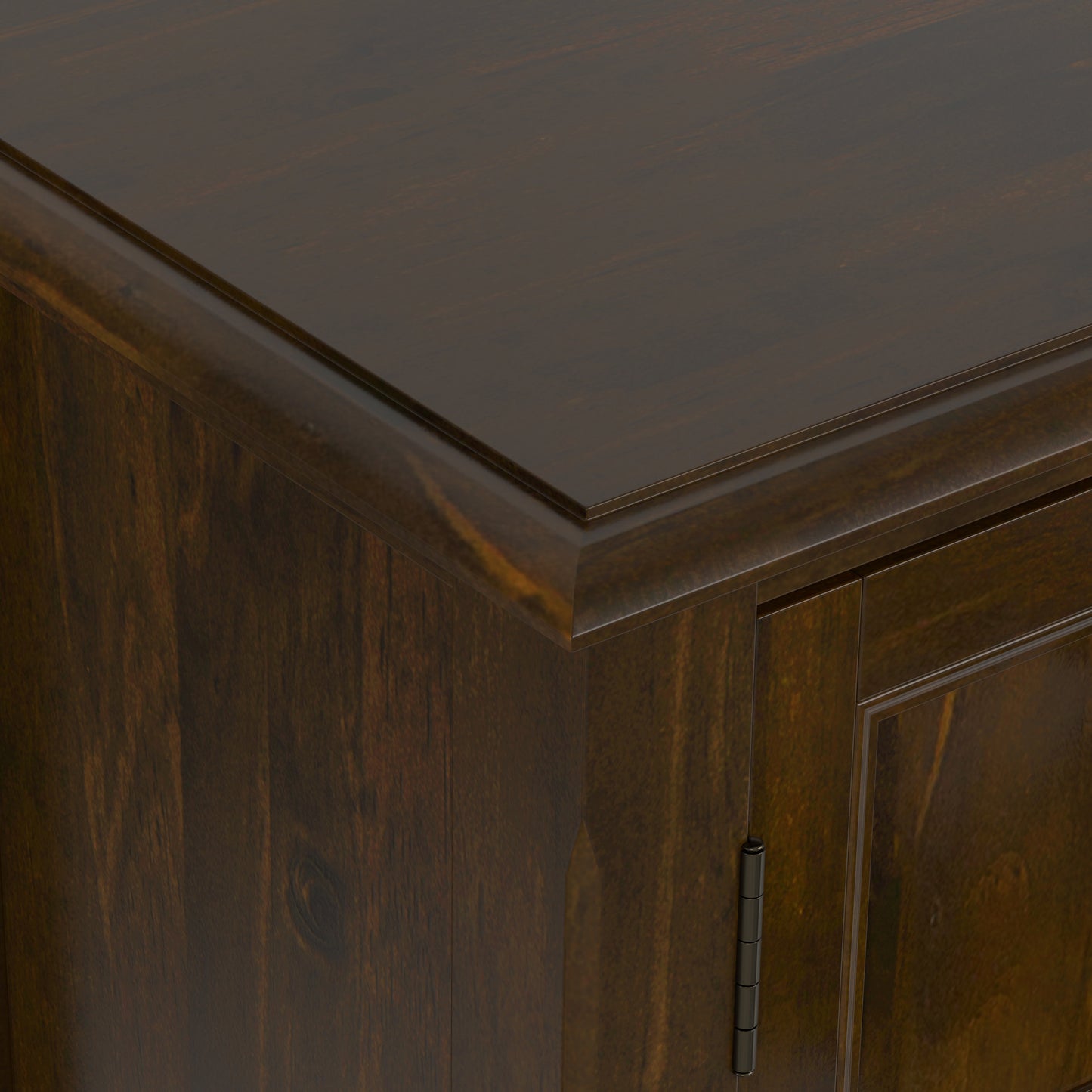 Mahogany Brown | Burlington Low Storage Cabinet