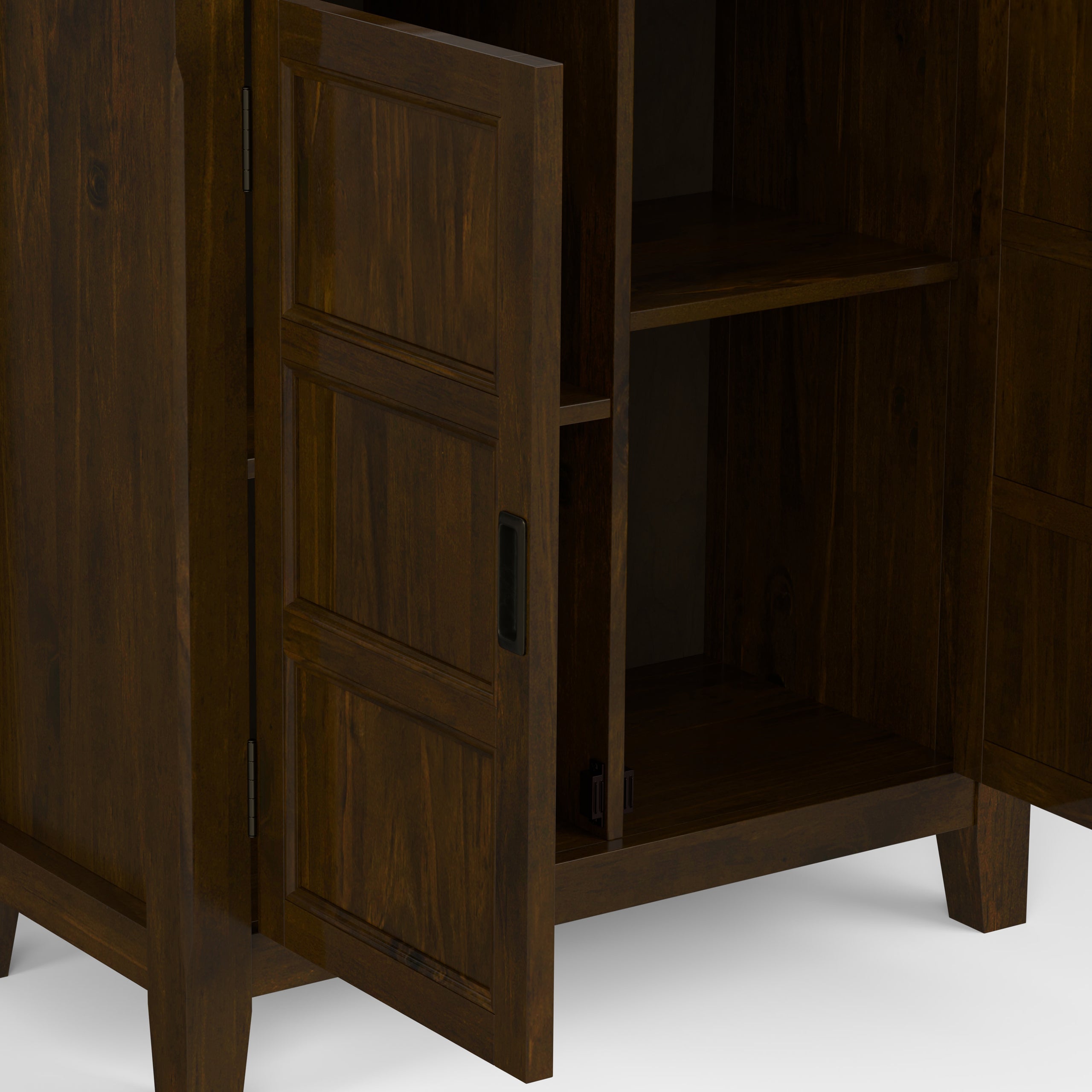 Mahogany Brown | Burlington Low Storage Cabinet