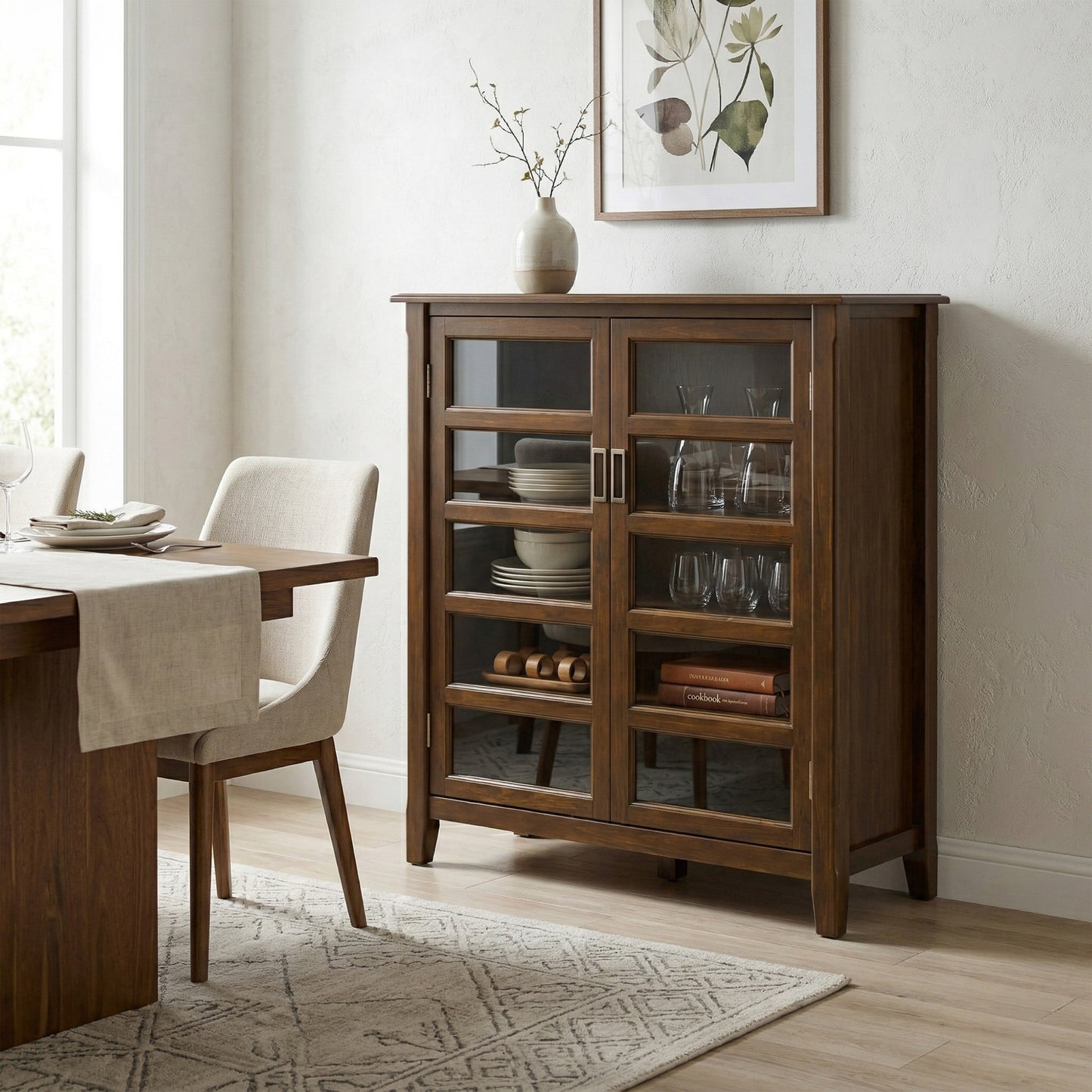 Mahogany Brown | Burlington Storage Cabinet