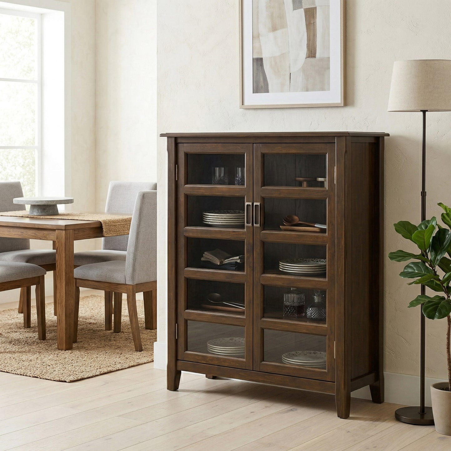 Mahogany Brown | Burlington Storage Cabinet