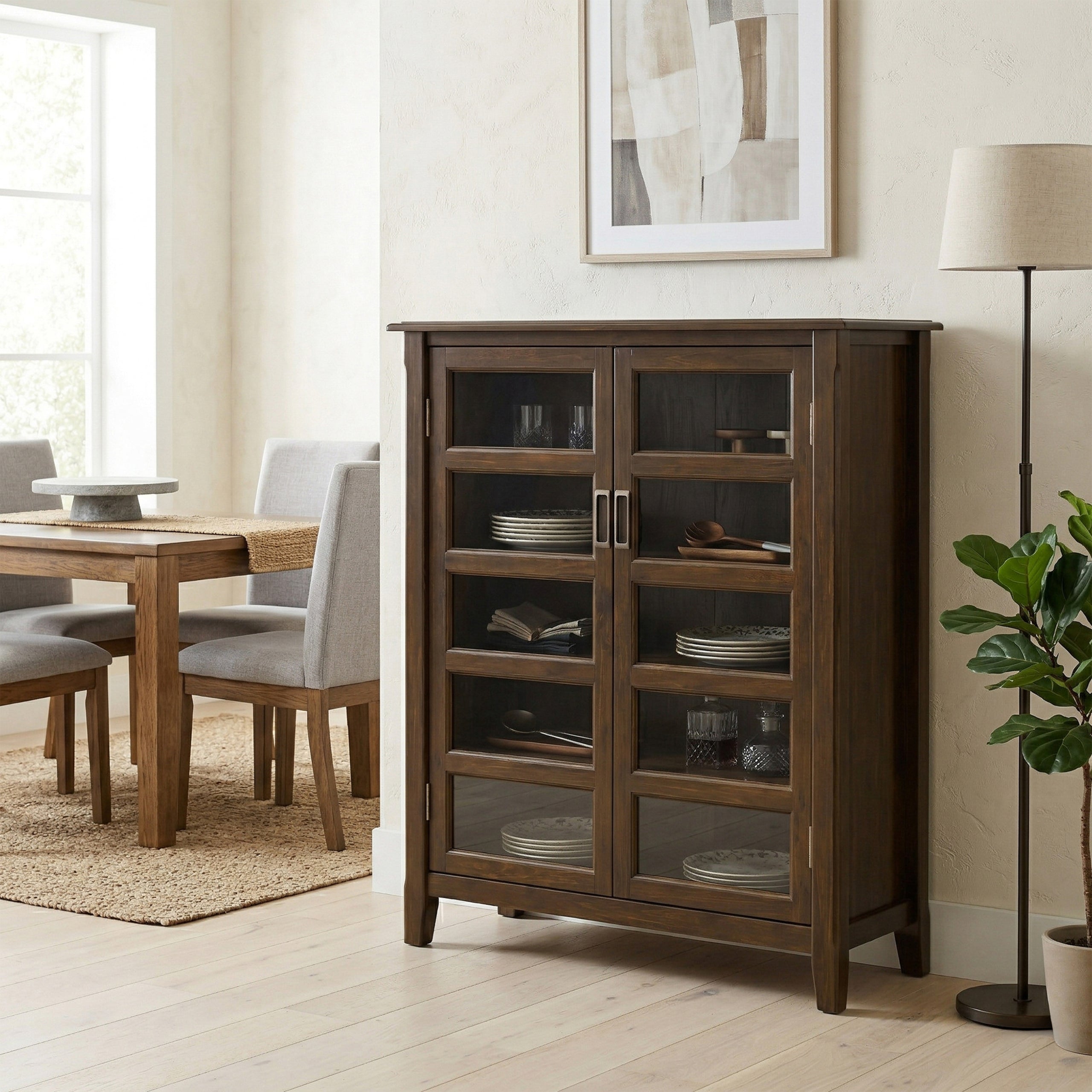 Mahogany Brown | Burlington Storage Cabinet