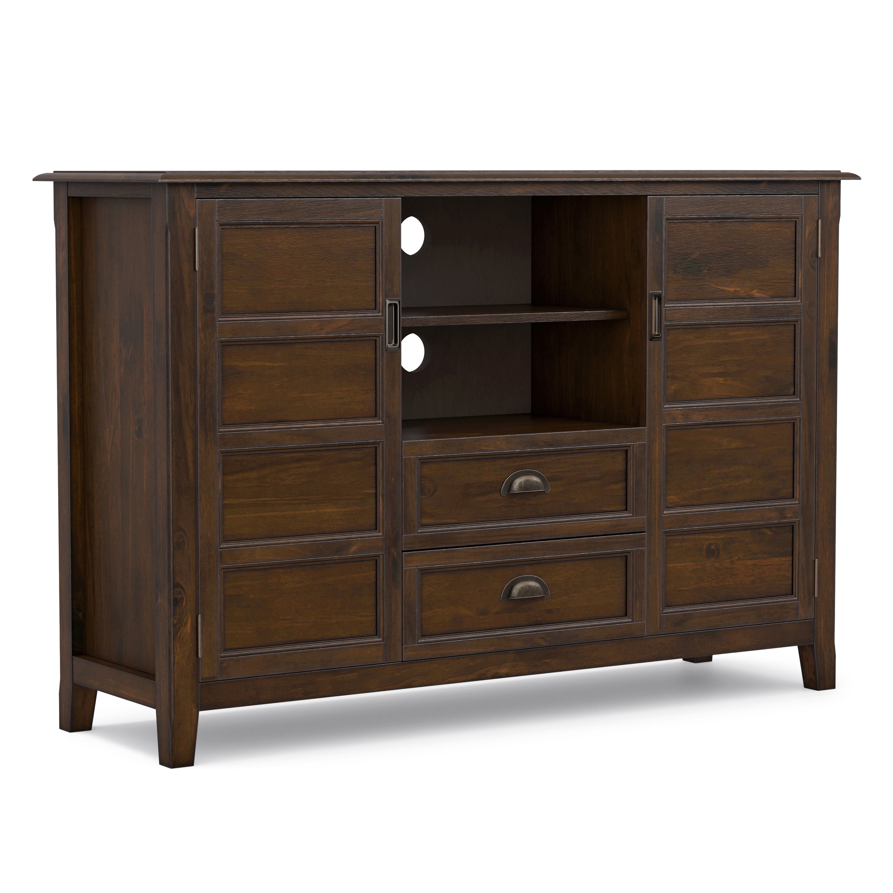 54 Inch Tall Traditional TV Console | Burlington TV Stand – Simpli