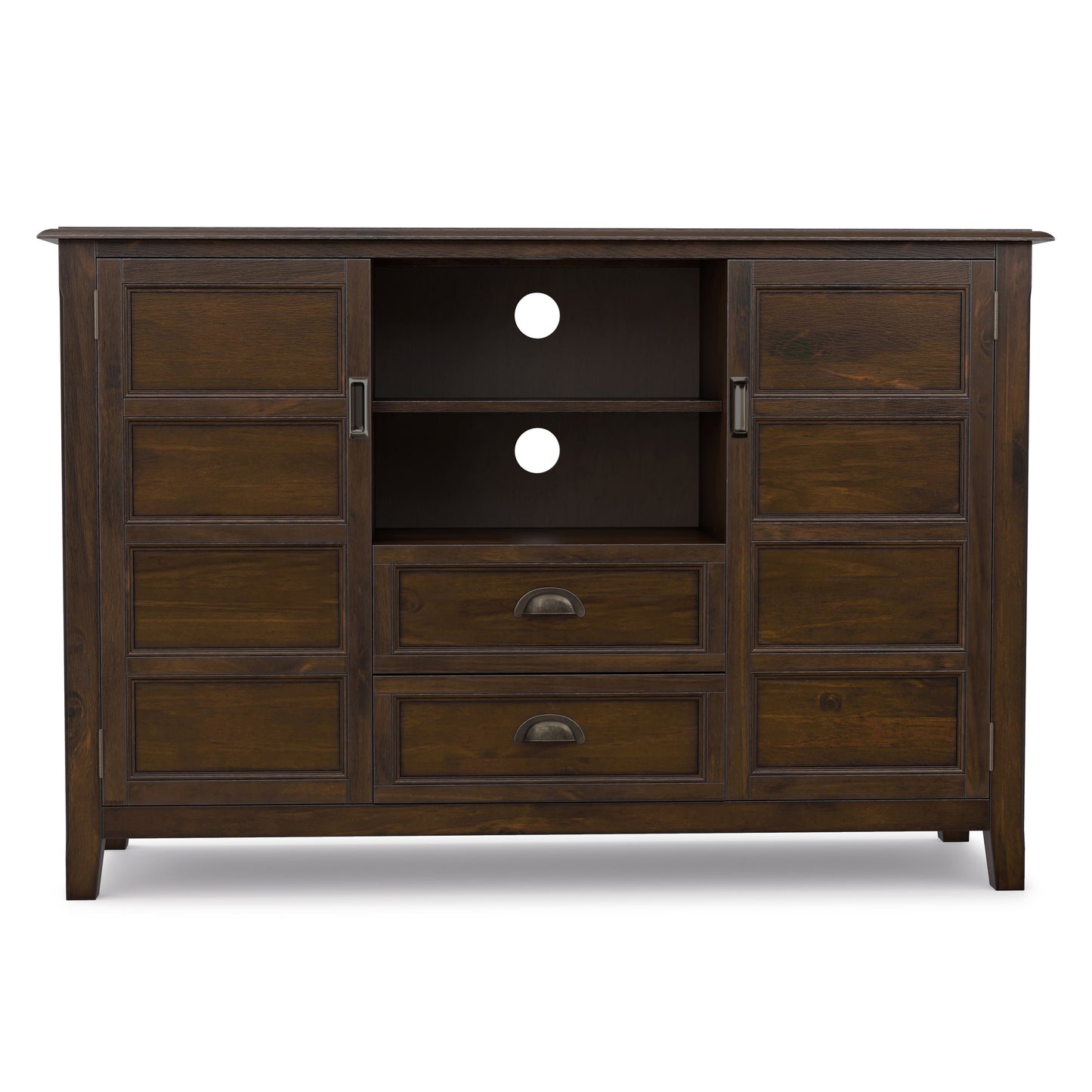 Mahogany Brown | Burlington Tall TV Stand