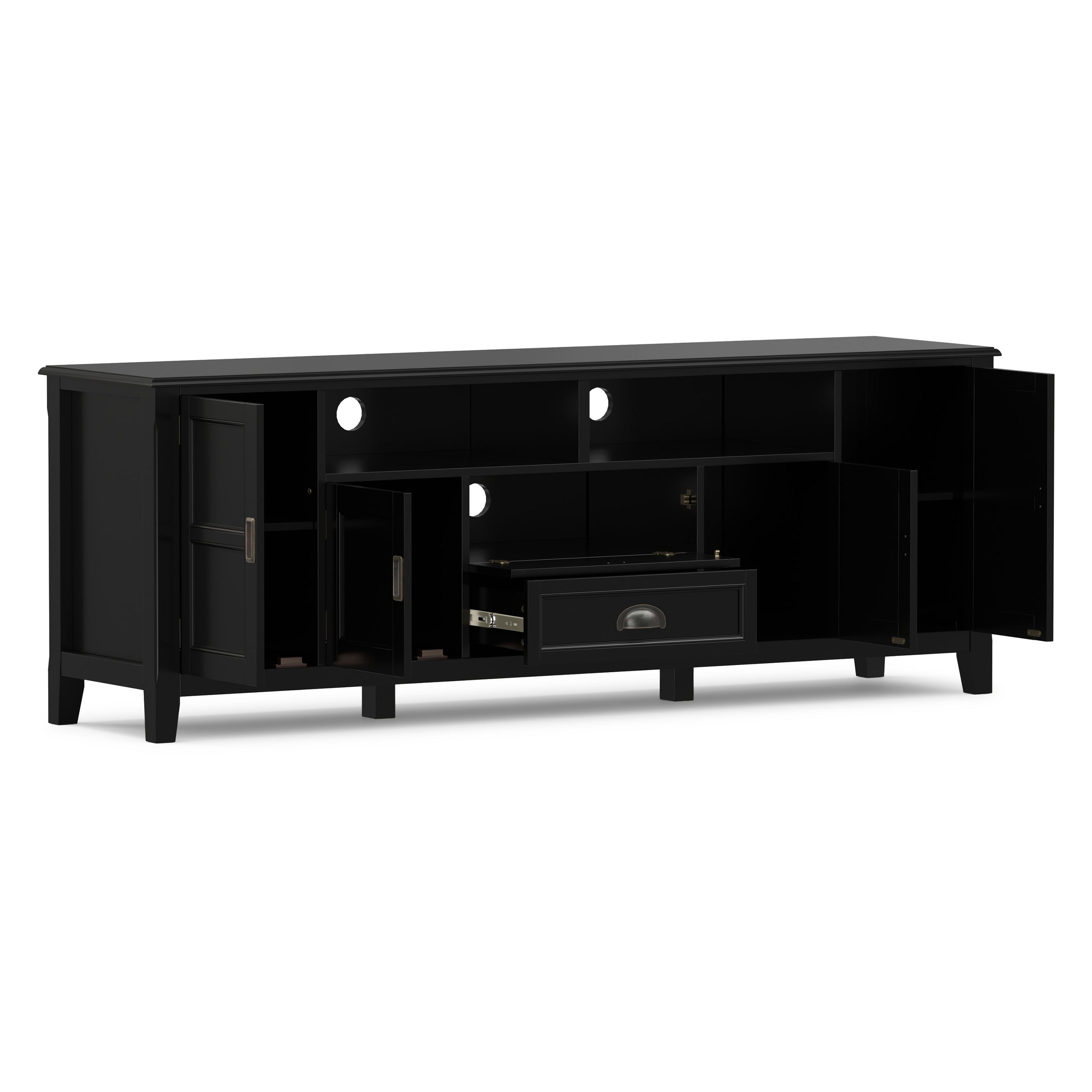 Black | Burlington 72 inch TV Stand