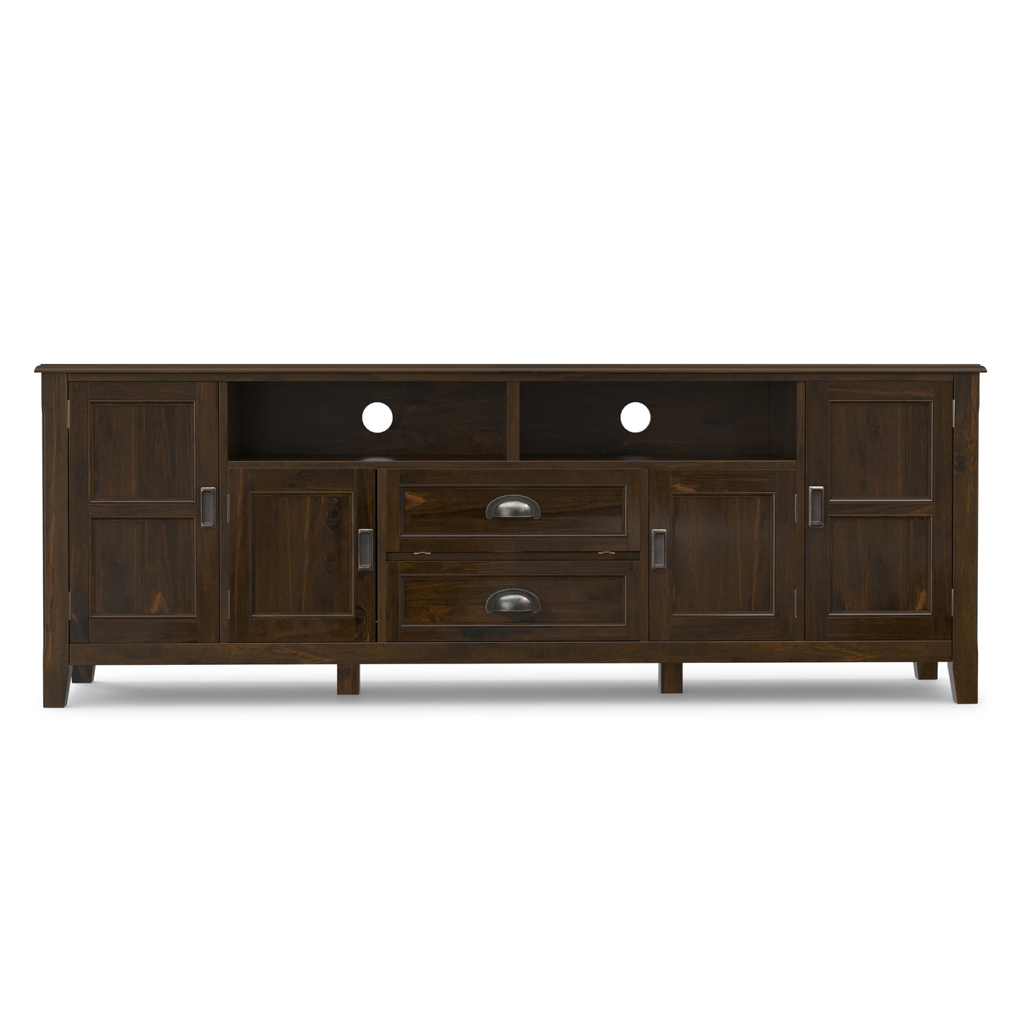 Mahogany Brown | Burlington 72 inch TV Stand
