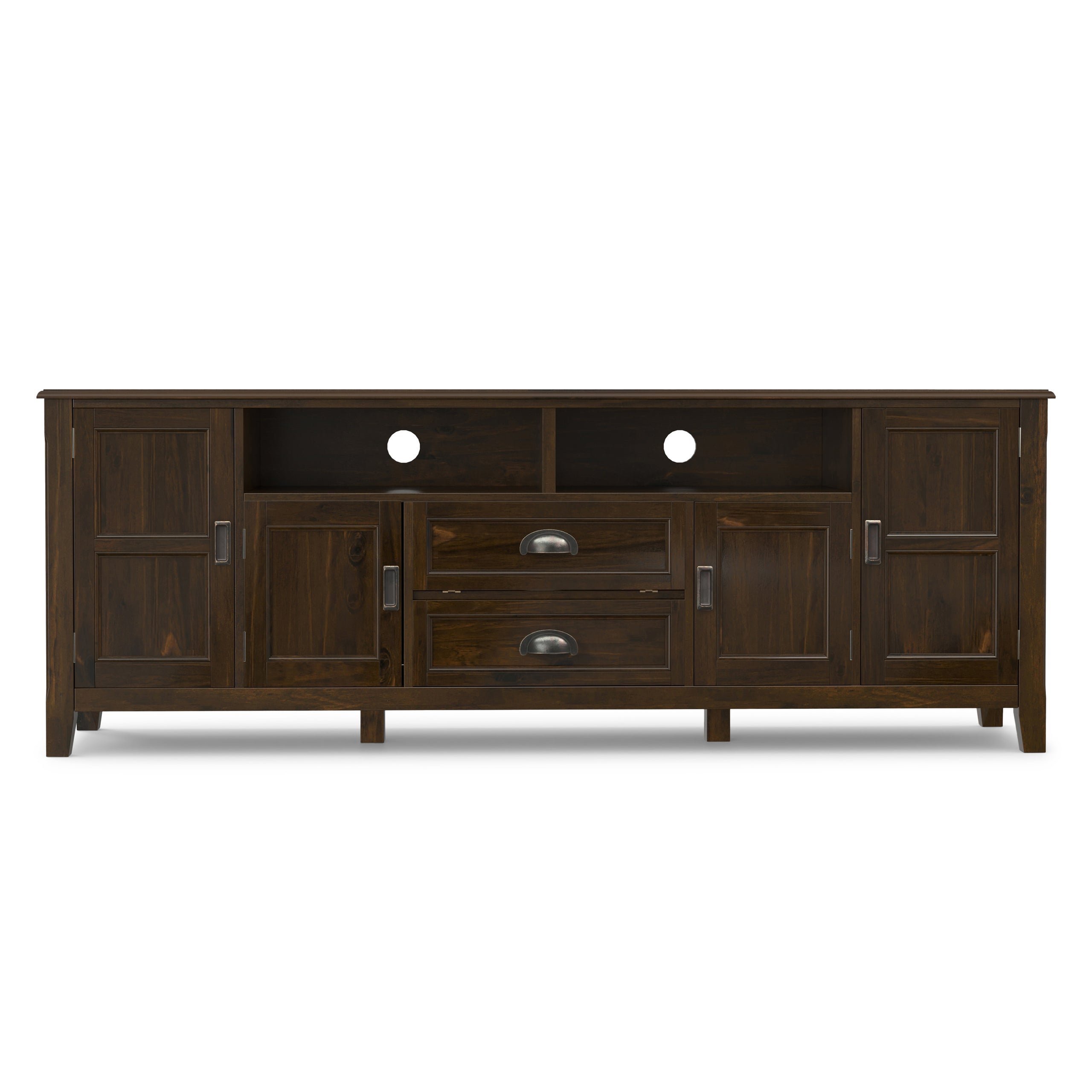 Mahogany Brown | Burlington 72 inch TV Stand