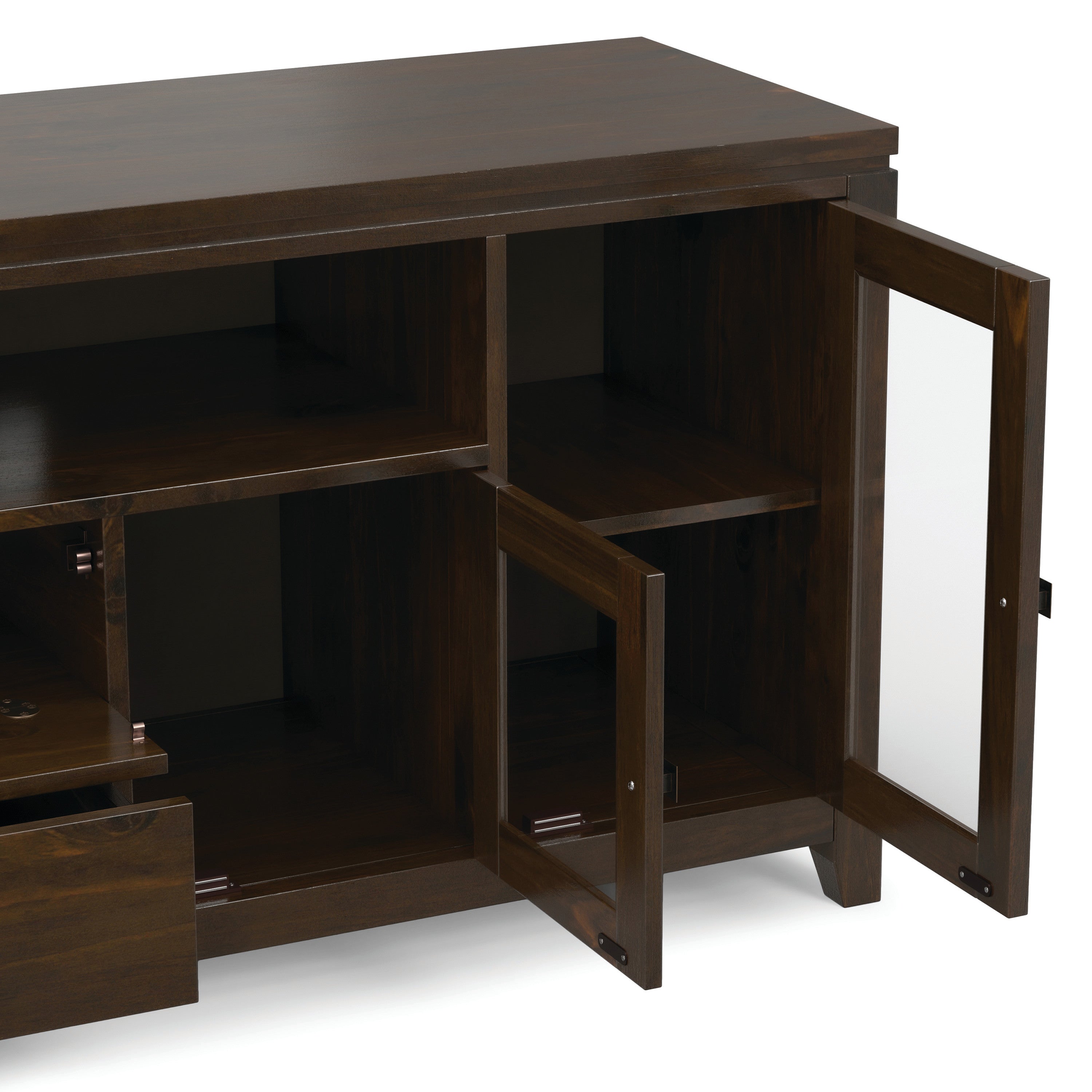 Solid Wood Contemporary TV Stand | Cosmopolitan 72 inch TV Stand