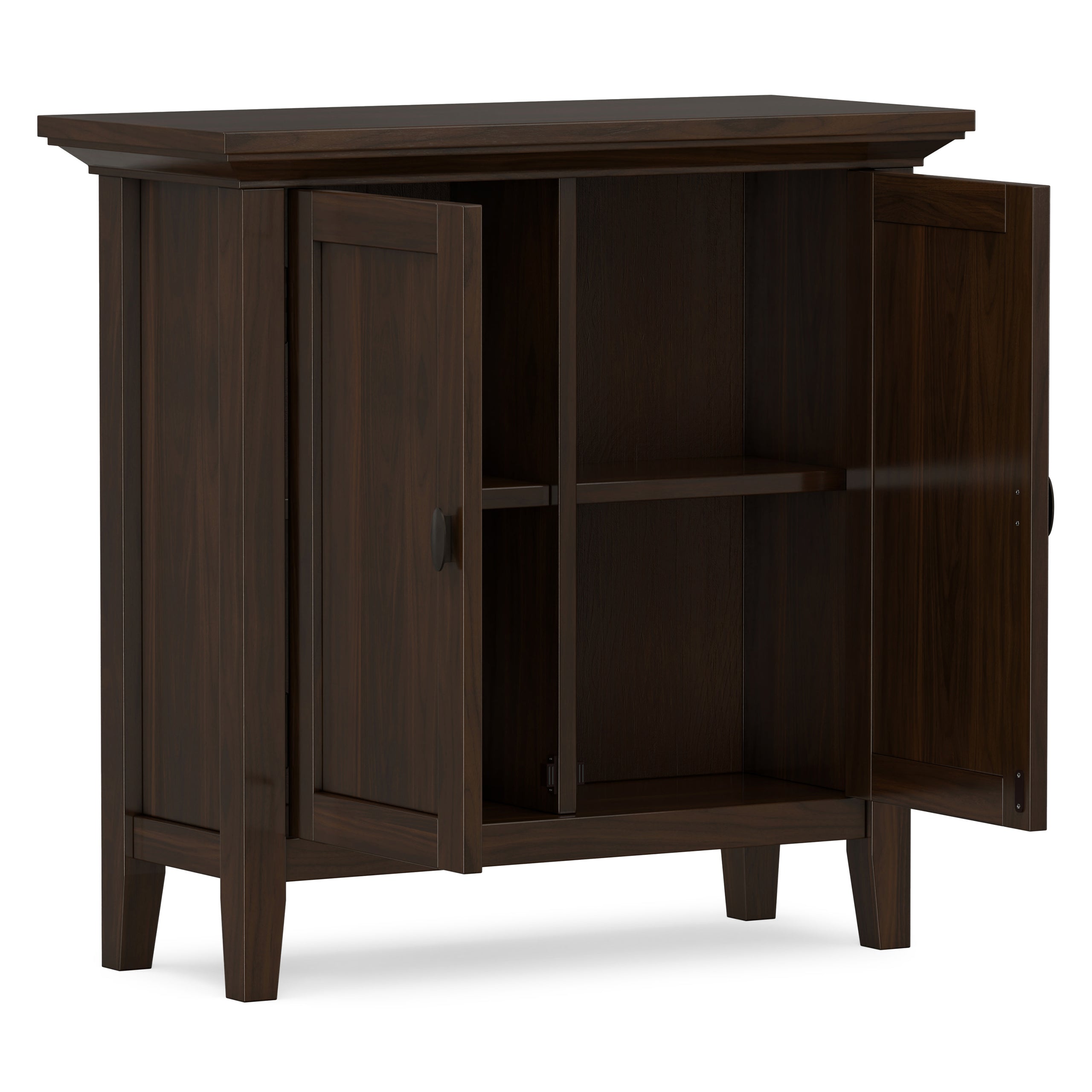 Brunette Brown | Redmond Low Storage Cabinet