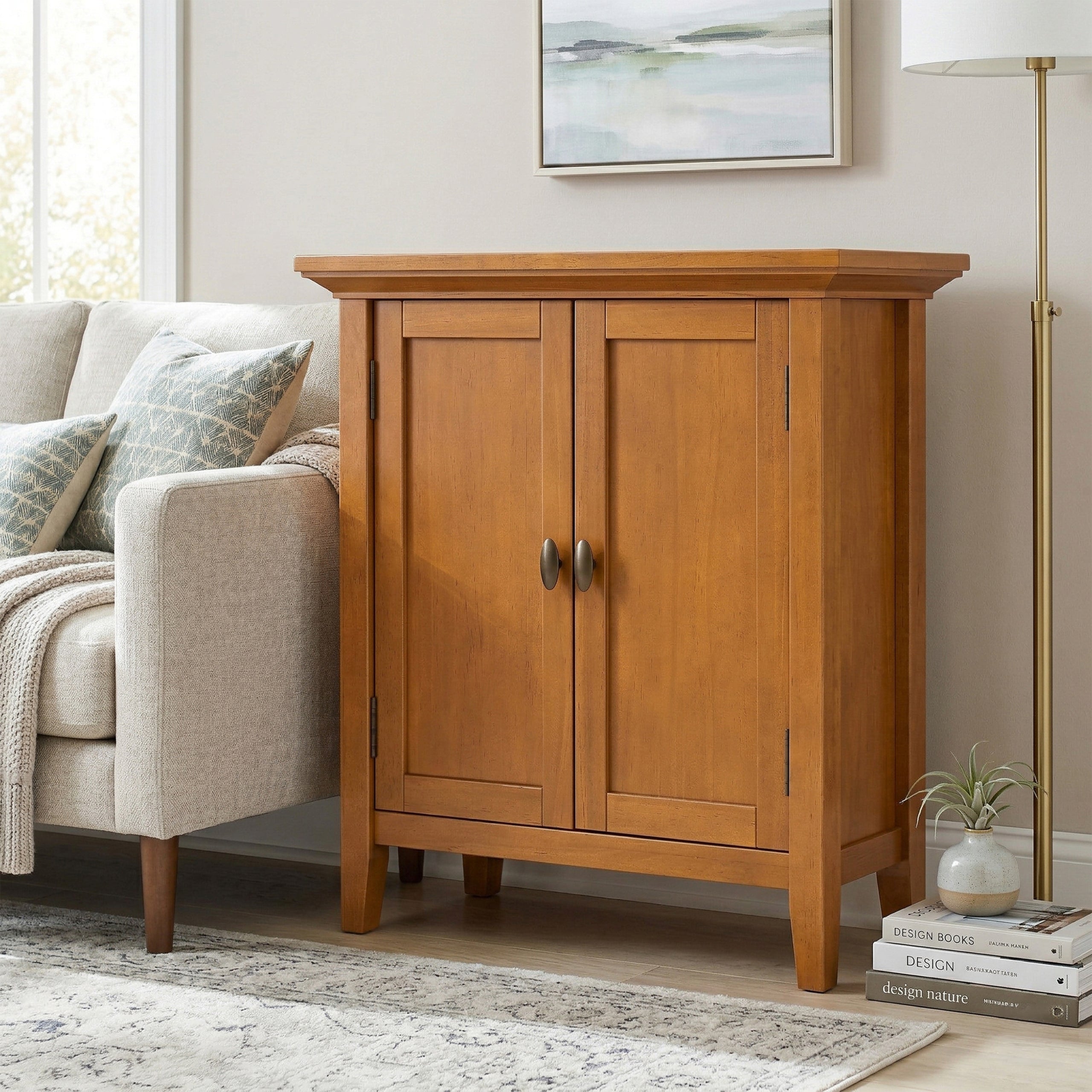 Light Golden Brown | Redmond Low Storage Cabinet