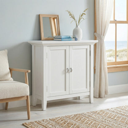 White | Redmond Low Storage Cabinet