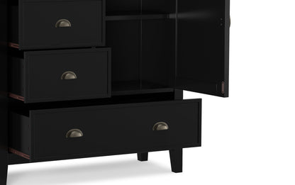 Black | Redmond 39 inch Medium Storage Cabinet